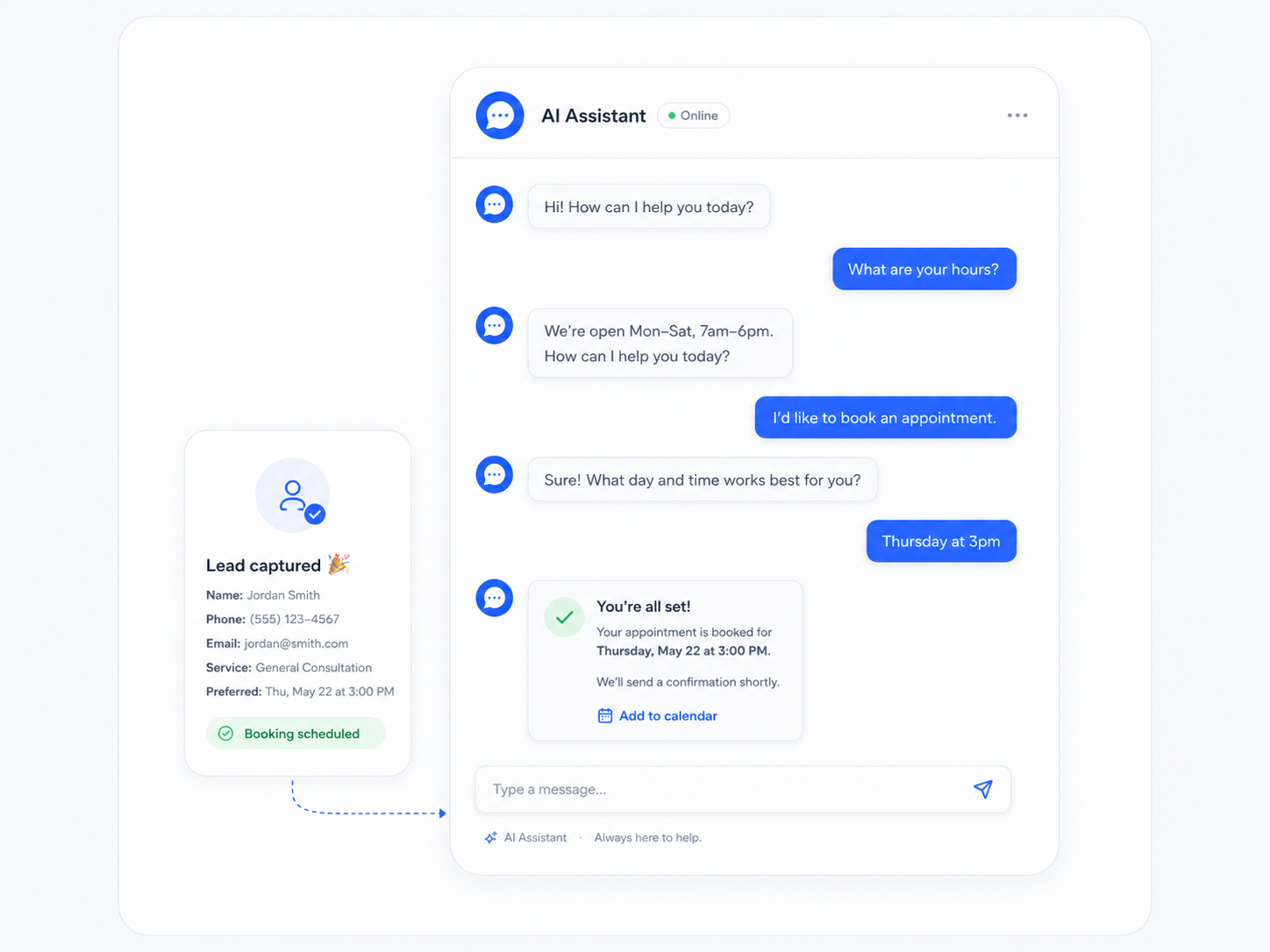AI chatbot illustration
